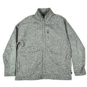 Stanley Full Zip Grey Fleece Size Large